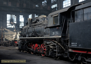 SY 1091 was one of three serviceable locos in the depot at Yijing when we visited on 6 December 2010.