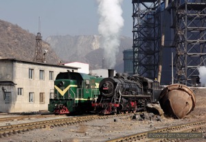 GKD1C diesels and SY 2-8-2s handle the majority of shunting at the steelworks