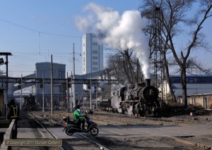 SY 1460 prepared to leave Wulong Mine with coal for the power station.