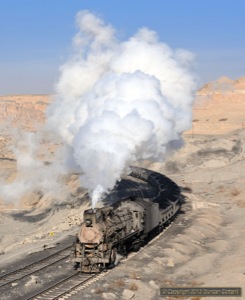 By the time coal trains started running in the morning, the light was getting too far round for this shot of a coal train leaving the pit. JS.8195 worked the first train out at 11:39 on 20 November.